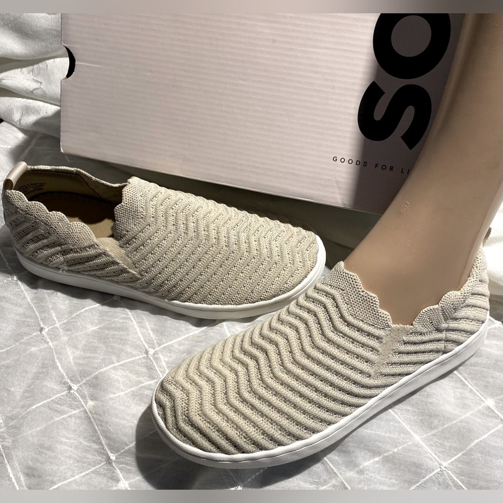 WOMEN’S STRETCH COMFORT KNIT SLIP-ON SUMMER FLAT SNEAKER SHOES
